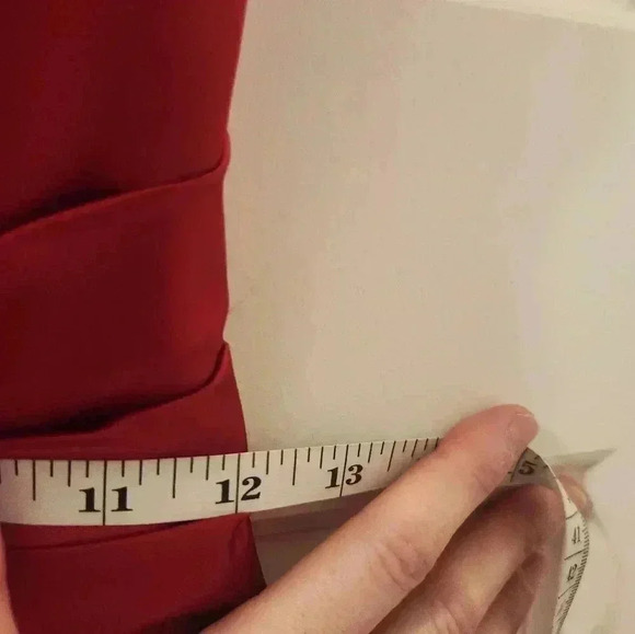 Cinderella Design Red Ball Gown Prom Dress Size XS Maxi #N636 - Picture 3 of 7